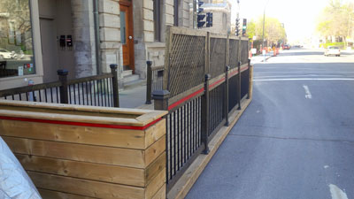 Terrasse Les Coudes sur la Table &agrave; Montr&eacute;al